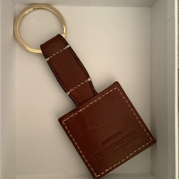 Dooney & Bourke Brown and Gold Keychain - Picture 2 of 2